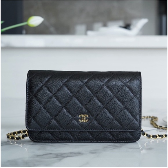 CHANEL Dresses & Skirts - ✨Chanel Wallet On Chain Quilted Lambskin Black